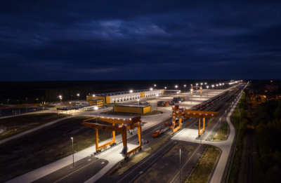 Terminal logístico da Hungria utiliza 5G para manobrar guindastes à distân