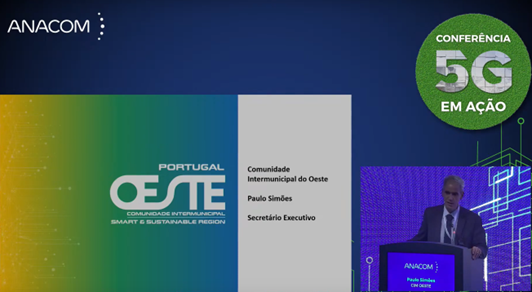 Paulo Simões, apresenta o projeto SMART Region Oeste